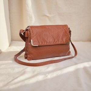 New Ampere Creations brown Women's Crossbody Bag Vegan Leather